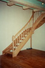 Treppe mit Holzfuboden